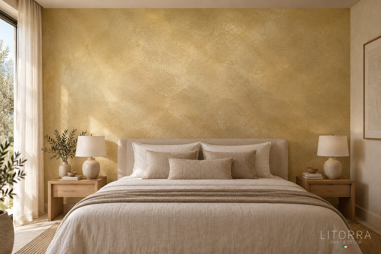 NACÉLUNE · Champagne nacré · Chambre · Tête de lit