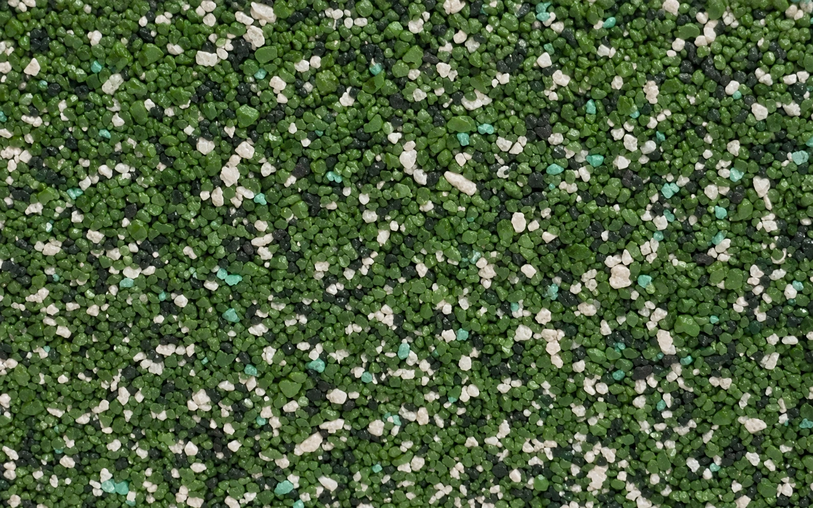 Détail de grains vert & blanc.