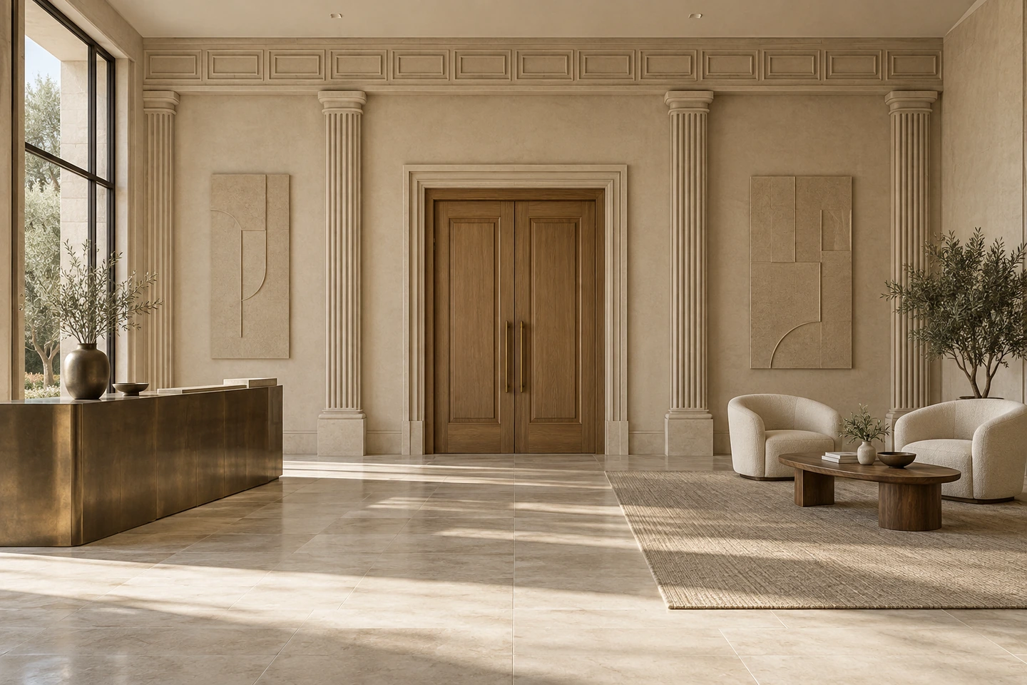 ROMA RITMO — hall sable — vue d’ensemble.