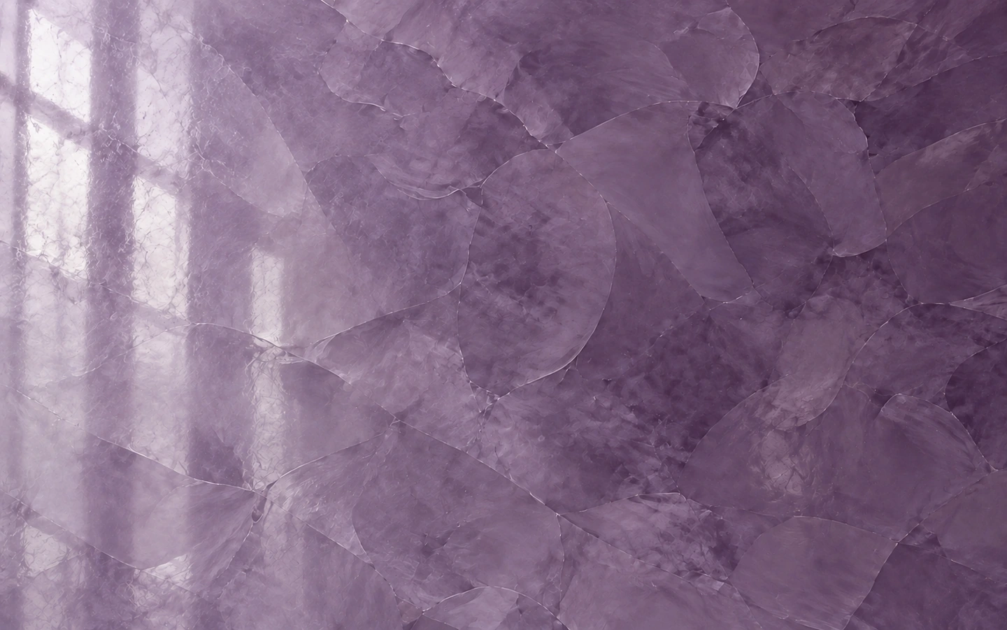 Détail de matière, Lilas marbré doux