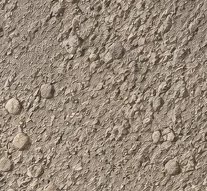 Détail GRANIMORA : grain minéral gris taupe qui accroche la lumière